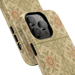 Vintage Rustic Foral Tiles iPhone Case | MagSafe - Shamo's