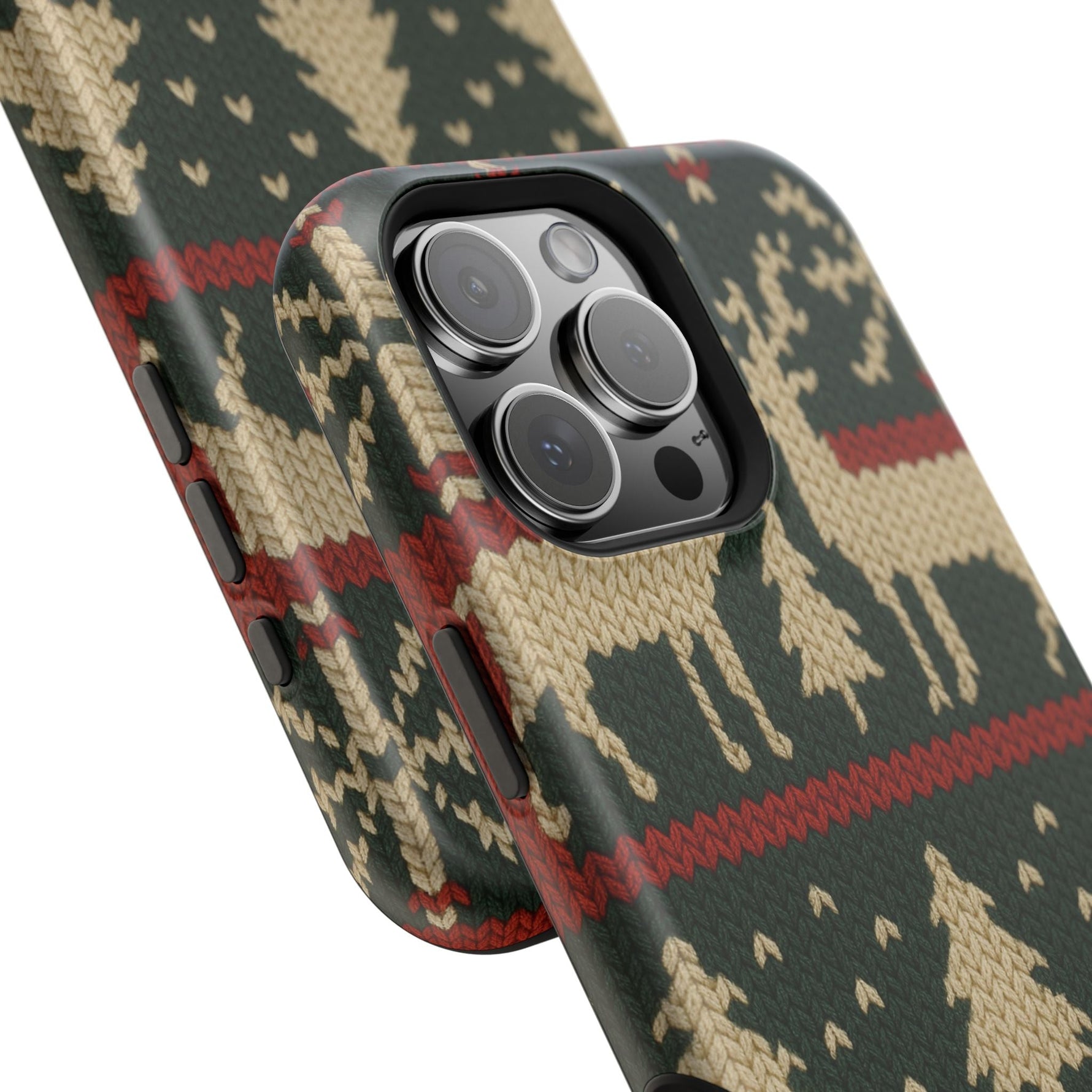 Holiday Reindeer Knit iPhone Case | compatible with MagSafe  Shamo's