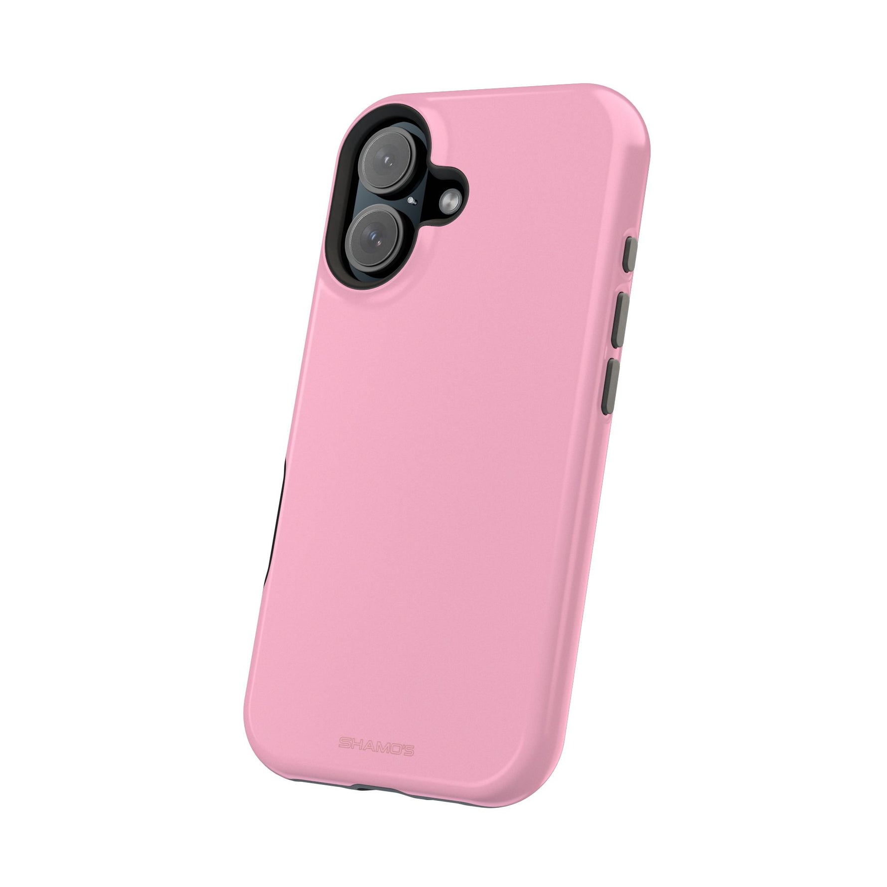 Cotton Candy Pastel Pink Impact-Resistant Phone Case | Slim Protective MagSafe-Compatible Cover