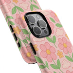 Floral Tough MagSafe Magnetic Phone Case - Stylish Protection for Your Device