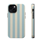 Blue Strips Pattern iPhone Case Compatible with MagSafe - Shamo's