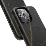 Black & Gold Marble iPhone Case with MagSafe  Shamo's