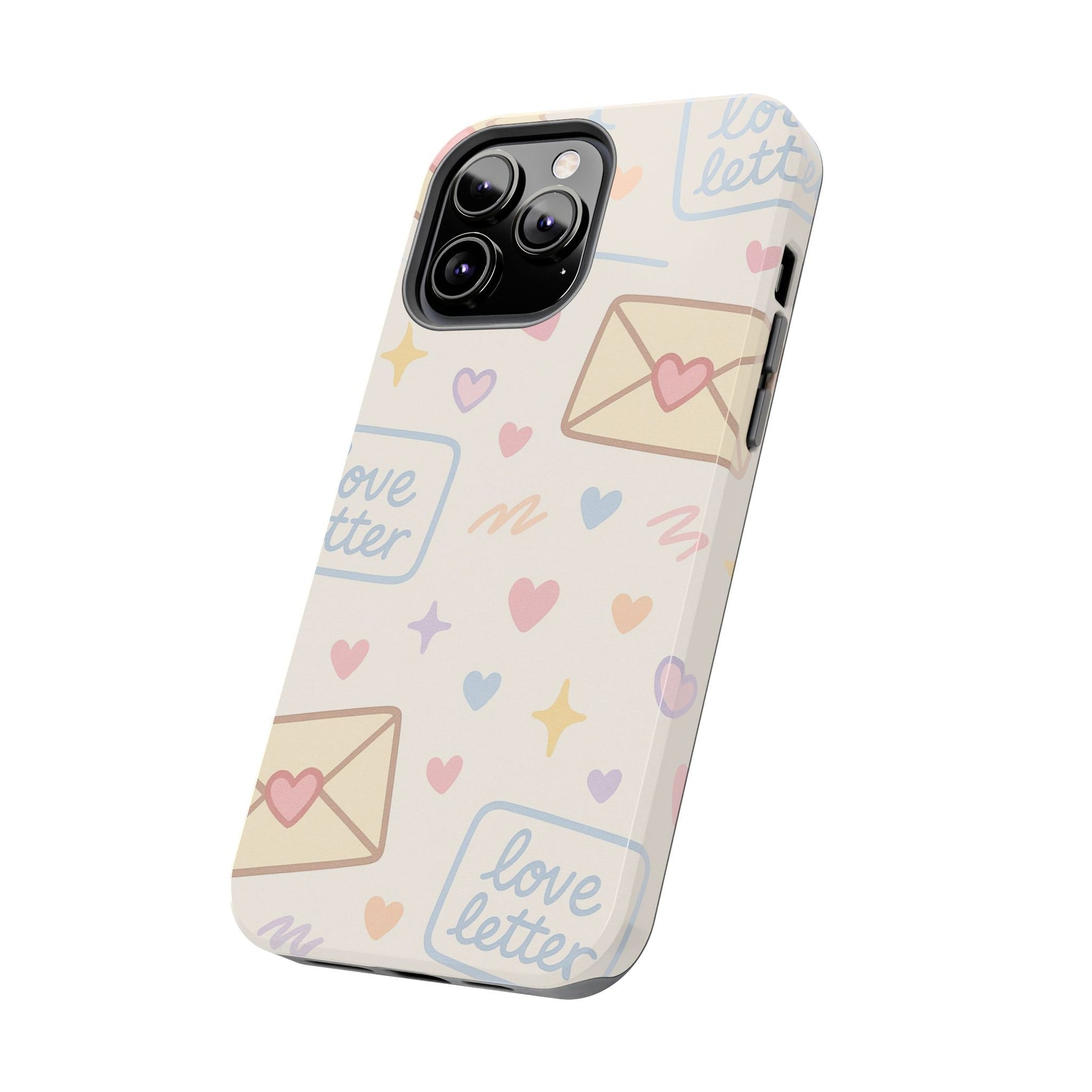 Pastel Love Letter Hearts Impact Phone Case  Shamo's