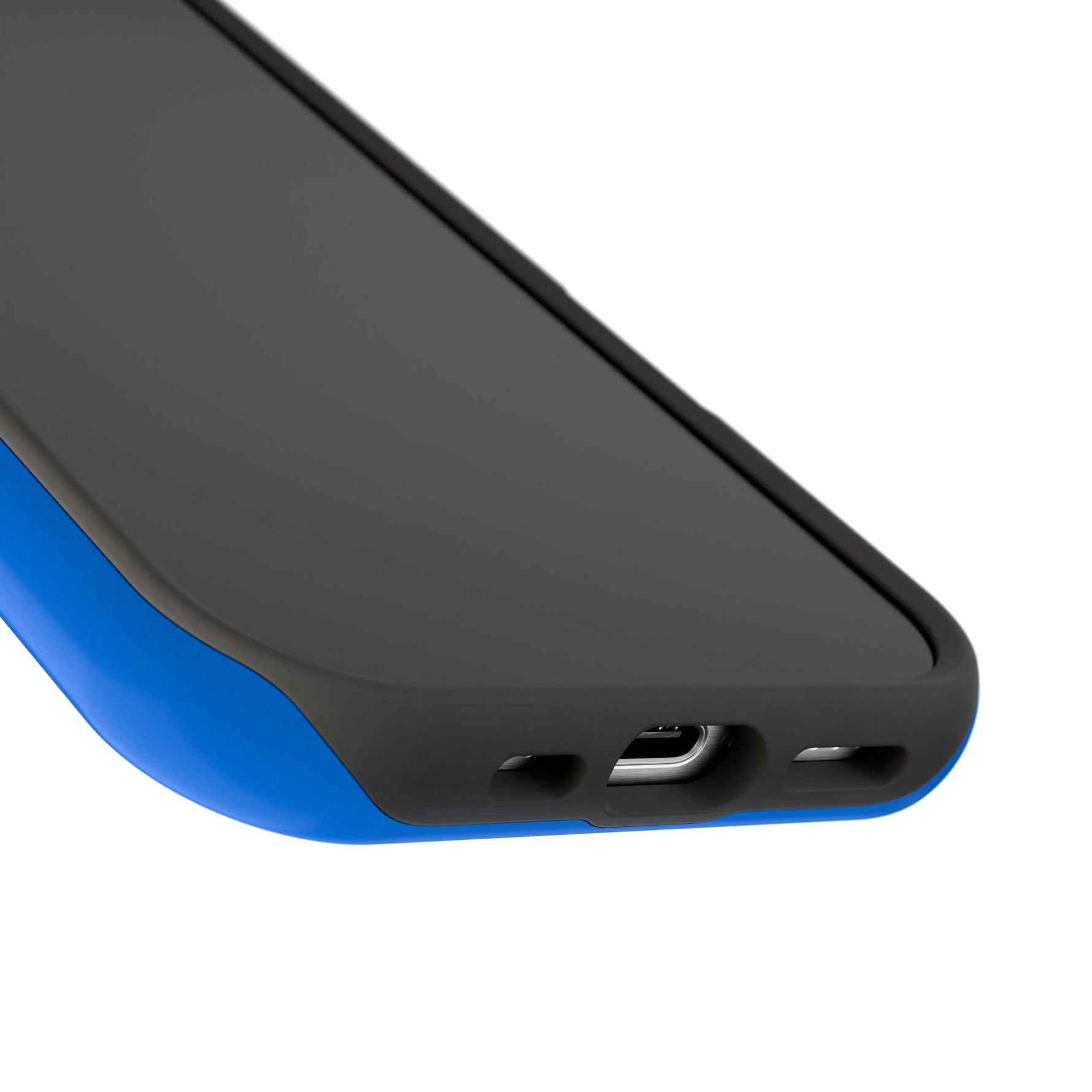 Cobalt Pop Blue Solid Color Impact-Resistant iPhone Case | Slim Shockproof MagSafe-Compatible