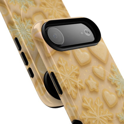 Heart & Snowflake Holiday iPhone Case — compatible with MagSafe