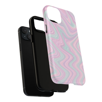 Colorful Marble Pastel Swirl iPhone Case | MagSafe