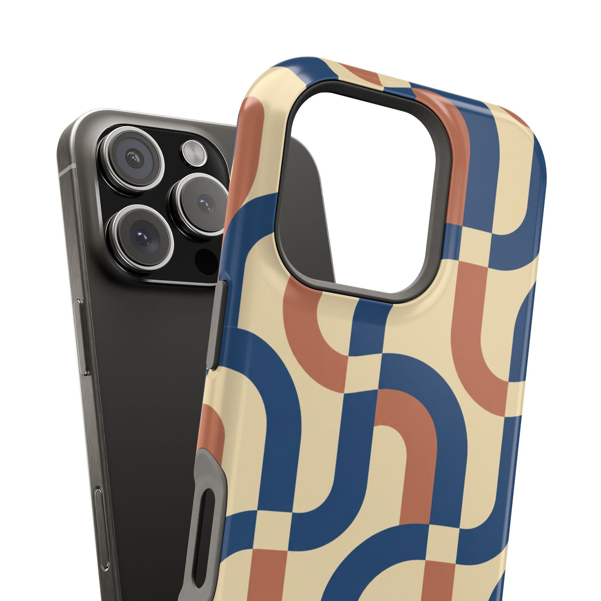 Mod Ribbon – Retro Geometric MagSafe Phone Case