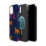 Colorful Cat Phone Case - MagSafe Impact-Resistant