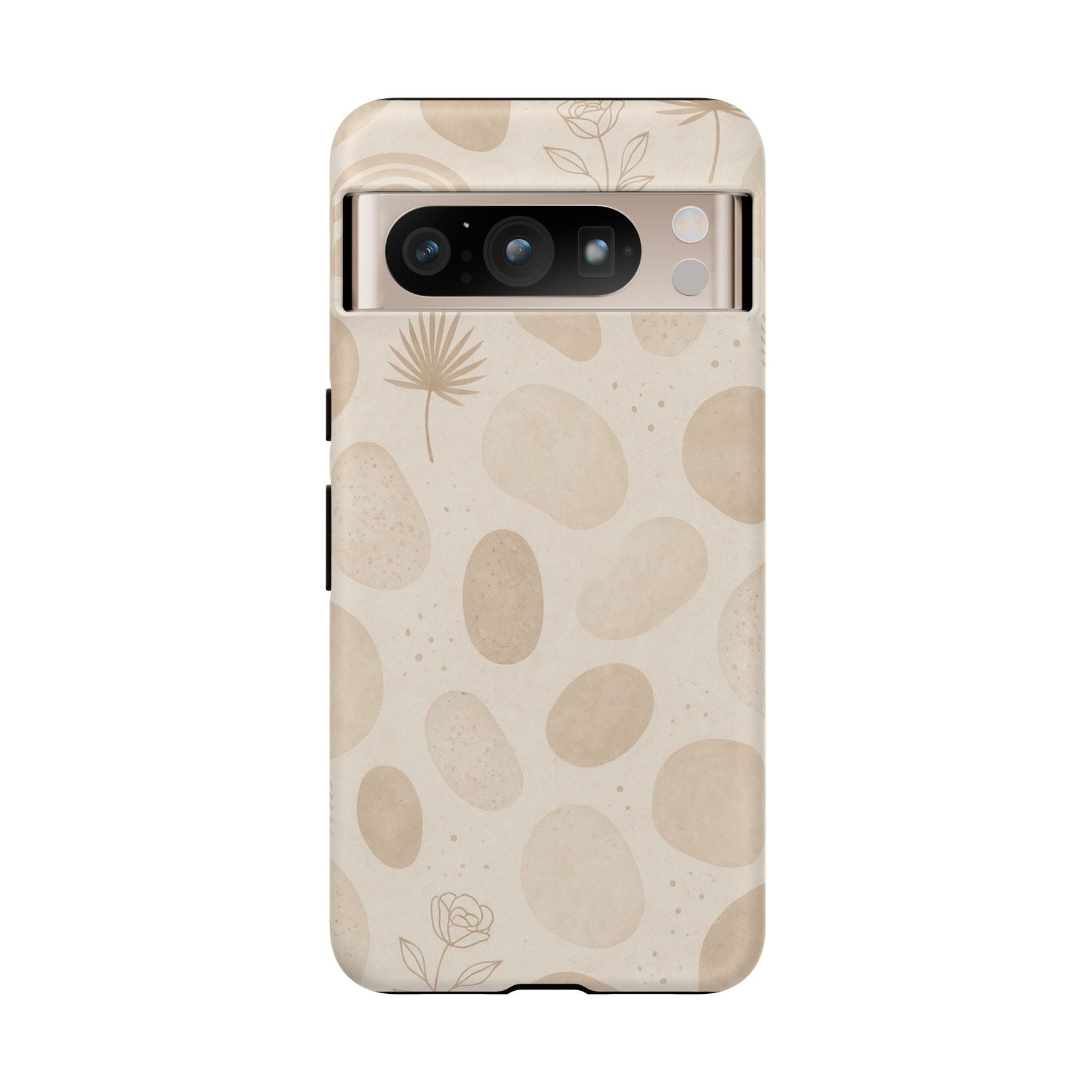Neutral Pebble Pattern Tough iPhone Case  Shamo's Google Pixel 8 Pro / Matte