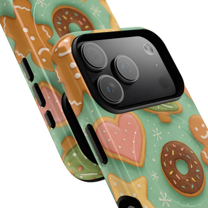 Holiday Cookie Pattern iPhone Case — MagSafe compatible
