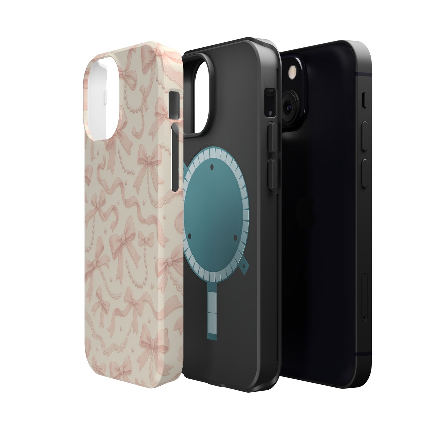 Coquette Bows Pattern iPhone Case | MagSafe