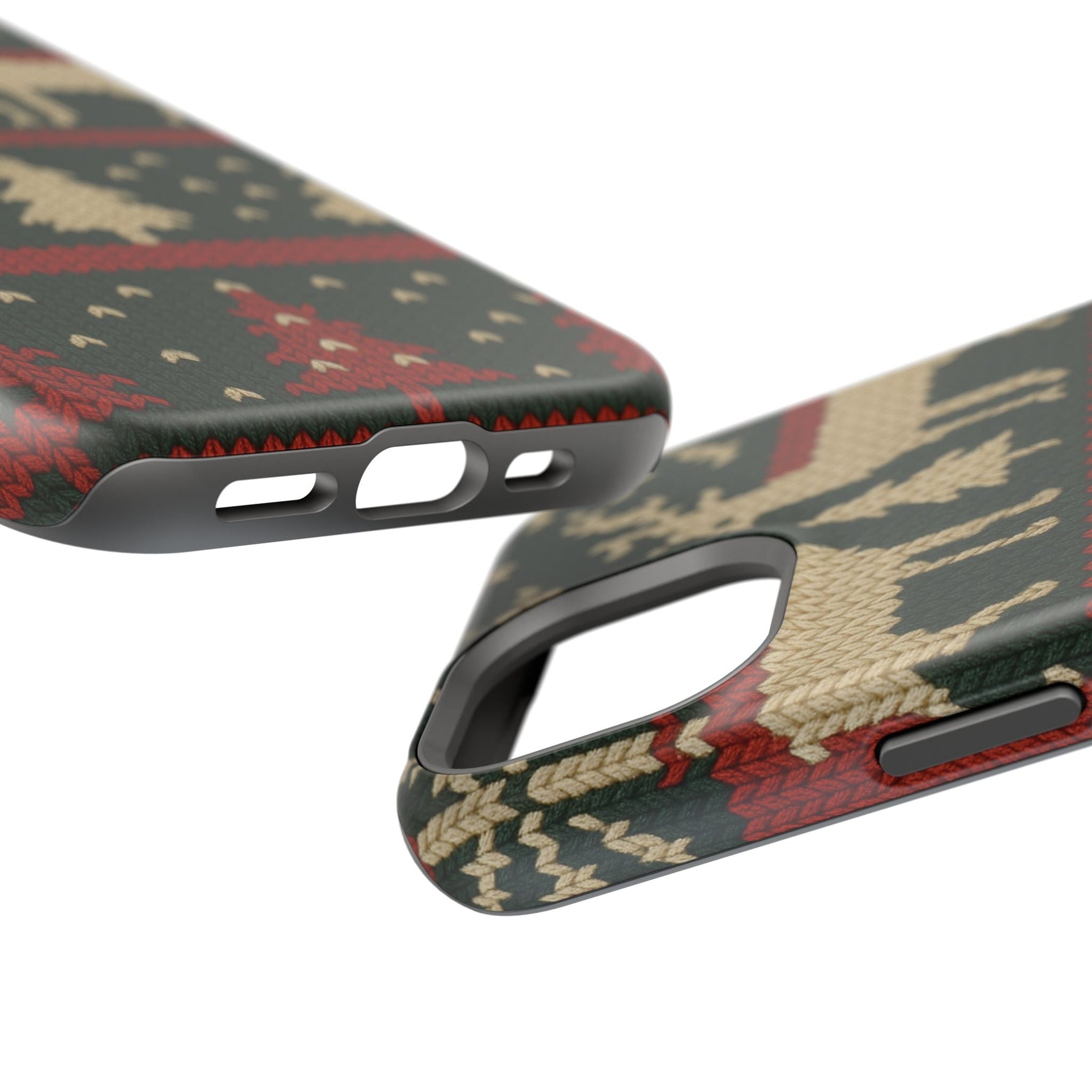 Holiday Reindeer Knit iPhone Case | compatible with MagSafe  Shamo's