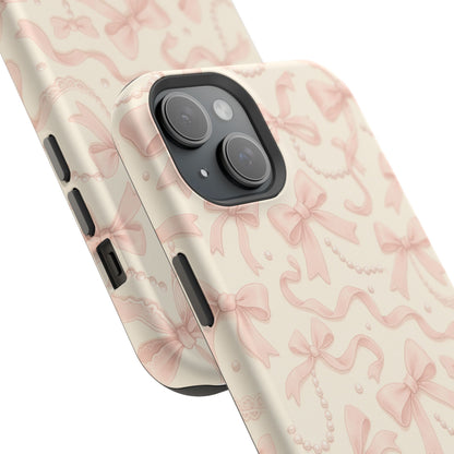 Coquette Bows Pattern iPhone Case | MagSafe