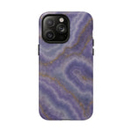 Purple Agate Marble iPhone Case with MagSafe - Shamo's