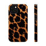 Leopard Print Impact-Resistant iPhone Case with MagSafe Compatibility  Shamo's iPhone 14 / Glossy