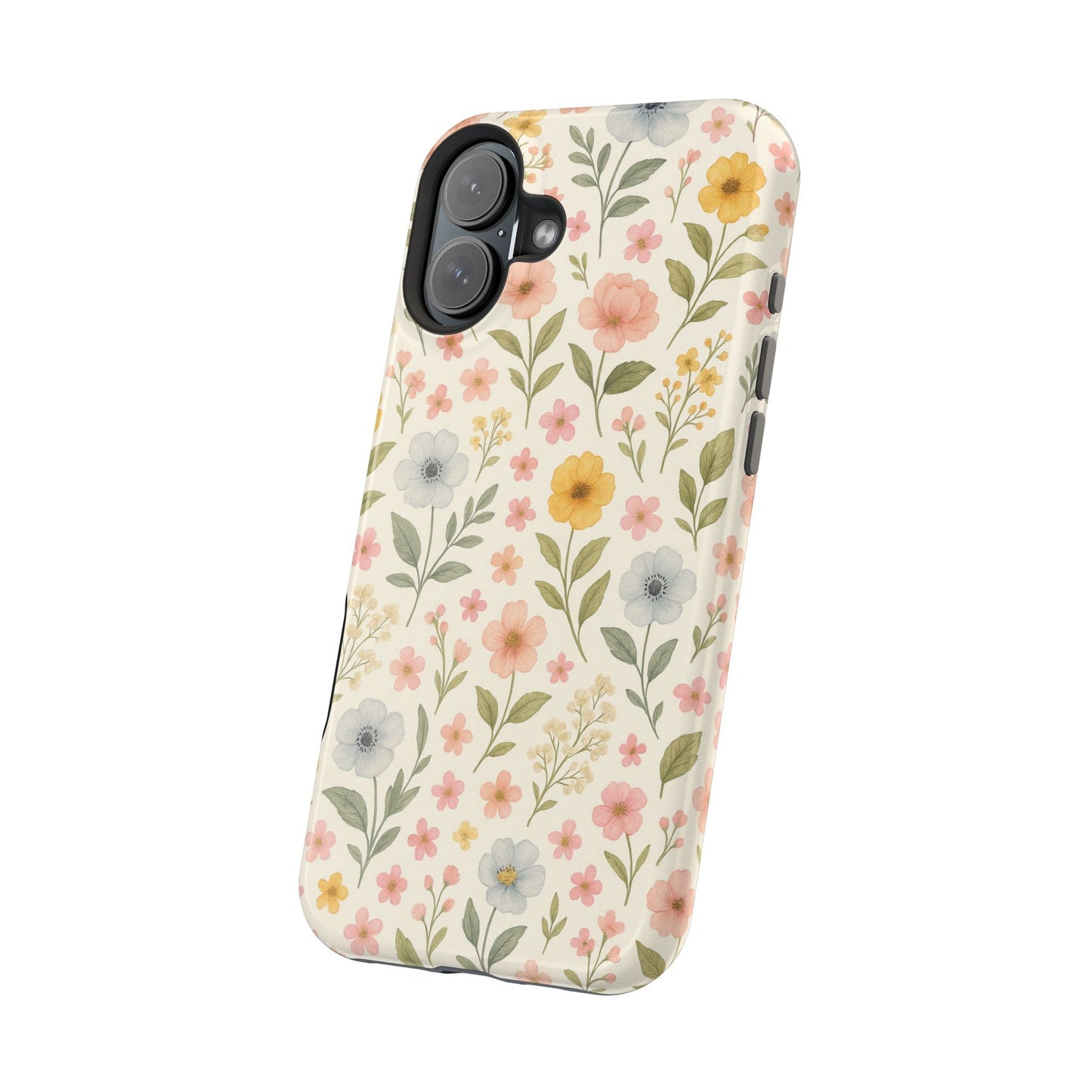 Floral Garden Impact iPhone Case with MagSafe compatibility  Shamo's