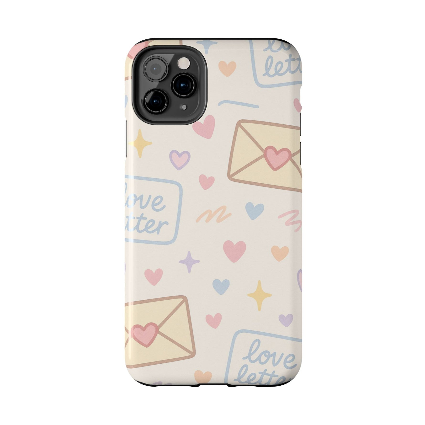 Pastel Love Letter Hearts Impact Phone Case  Shamo's