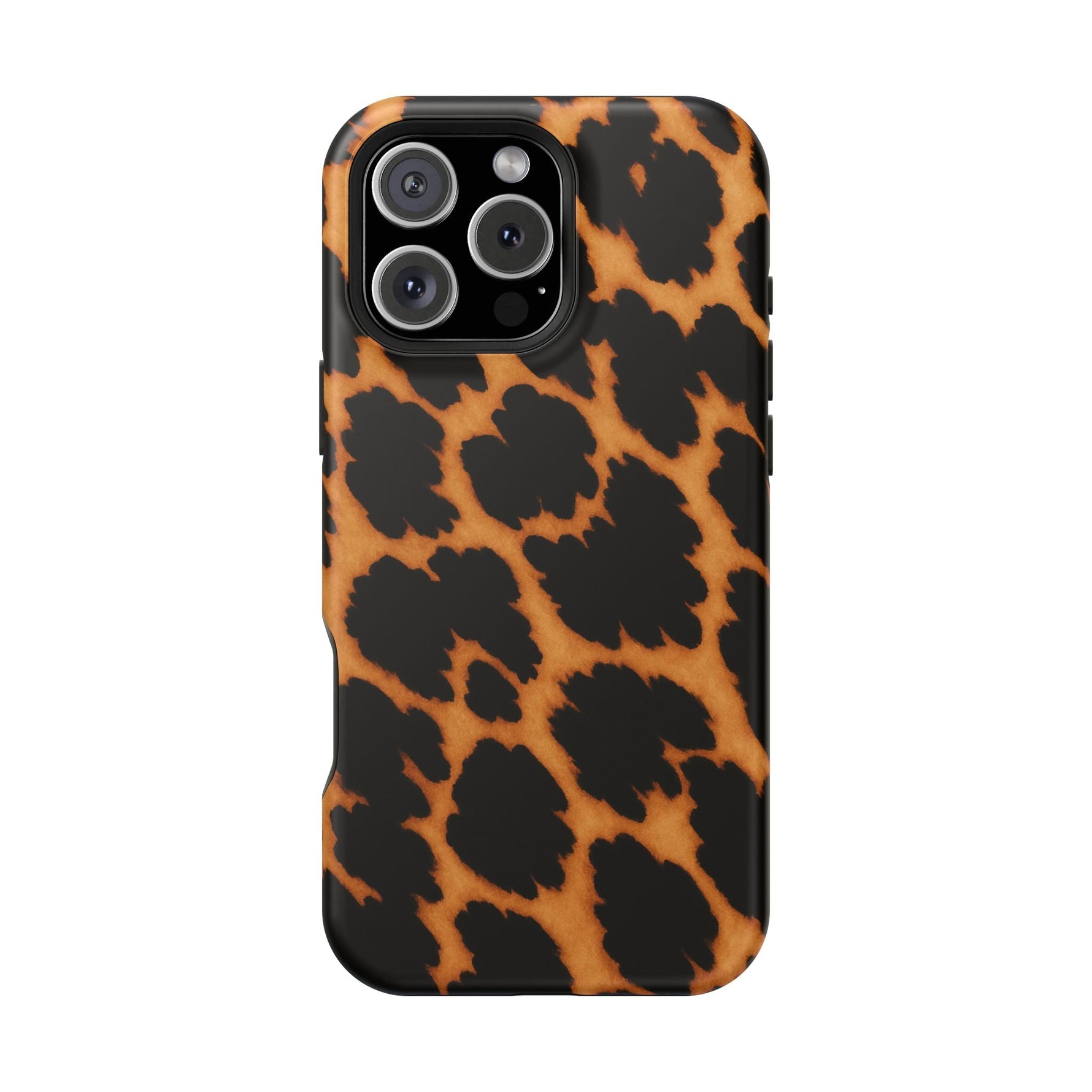 Leopard Print Impact-Resistant iPhone Case with MagSafe Compatibility  Shamo's iPhone 16 Pro Max / Matte