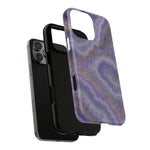 Purple Agate Marble iPhone Case with MagSafe  Shamo's