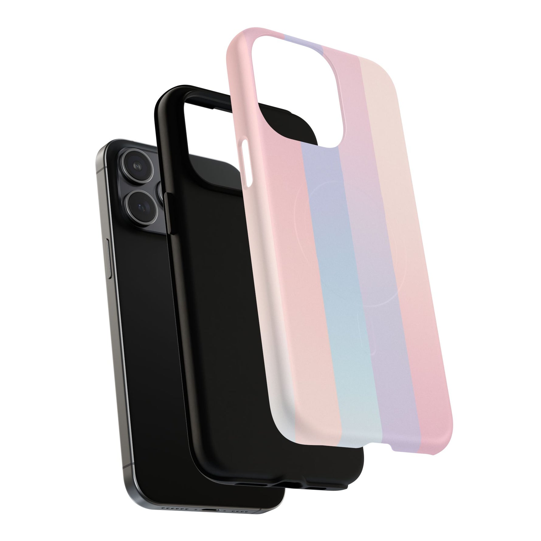 Pastel Stripe Blend Case for iPhone | MagSafe - Shamo's