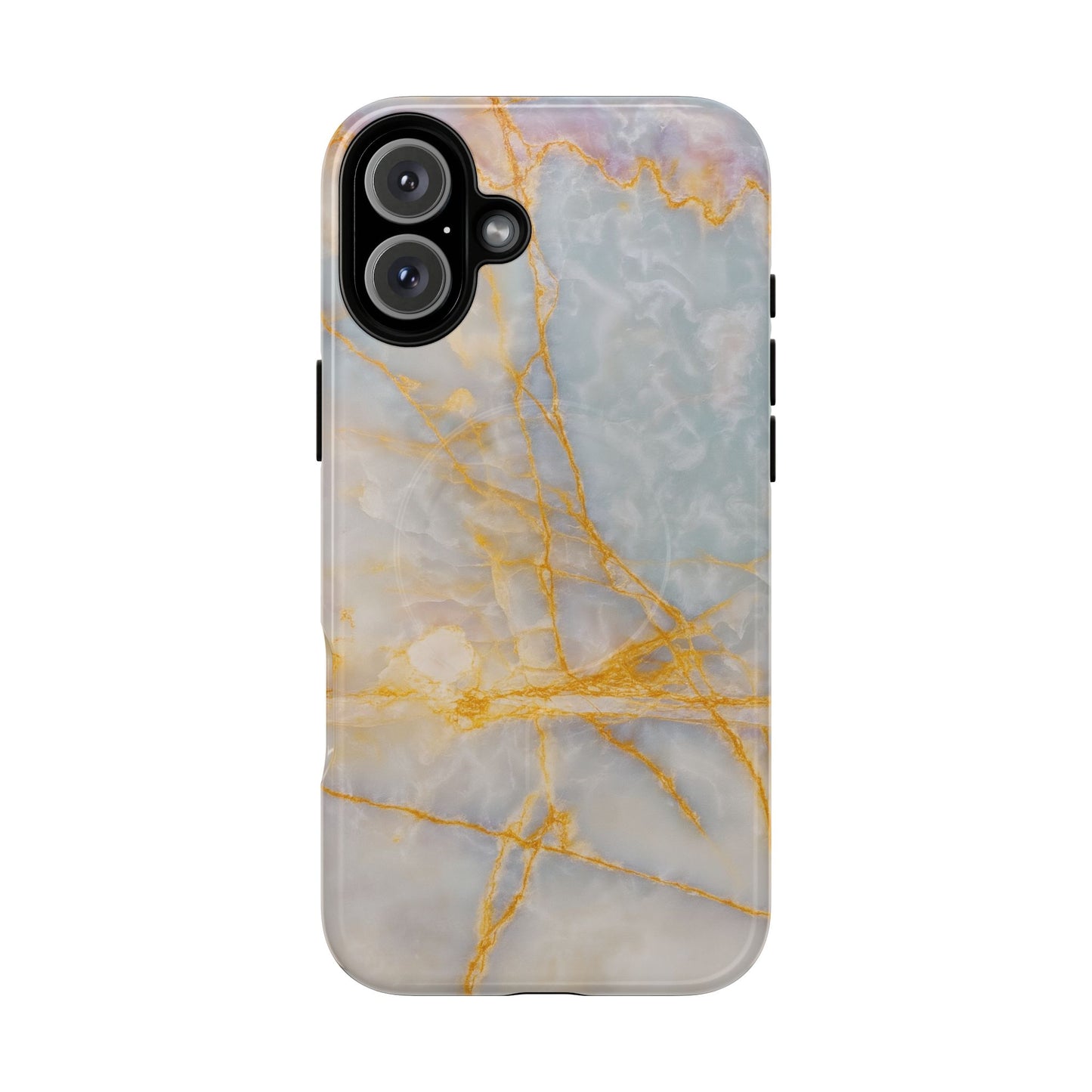 Marble Gold Vein iPhone Case (MagSafe Compatible)