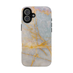 Marble Gold Vein iPhone Case (MagSafe Compatible)  Shamo's iPhone 16 Plus / Glossy