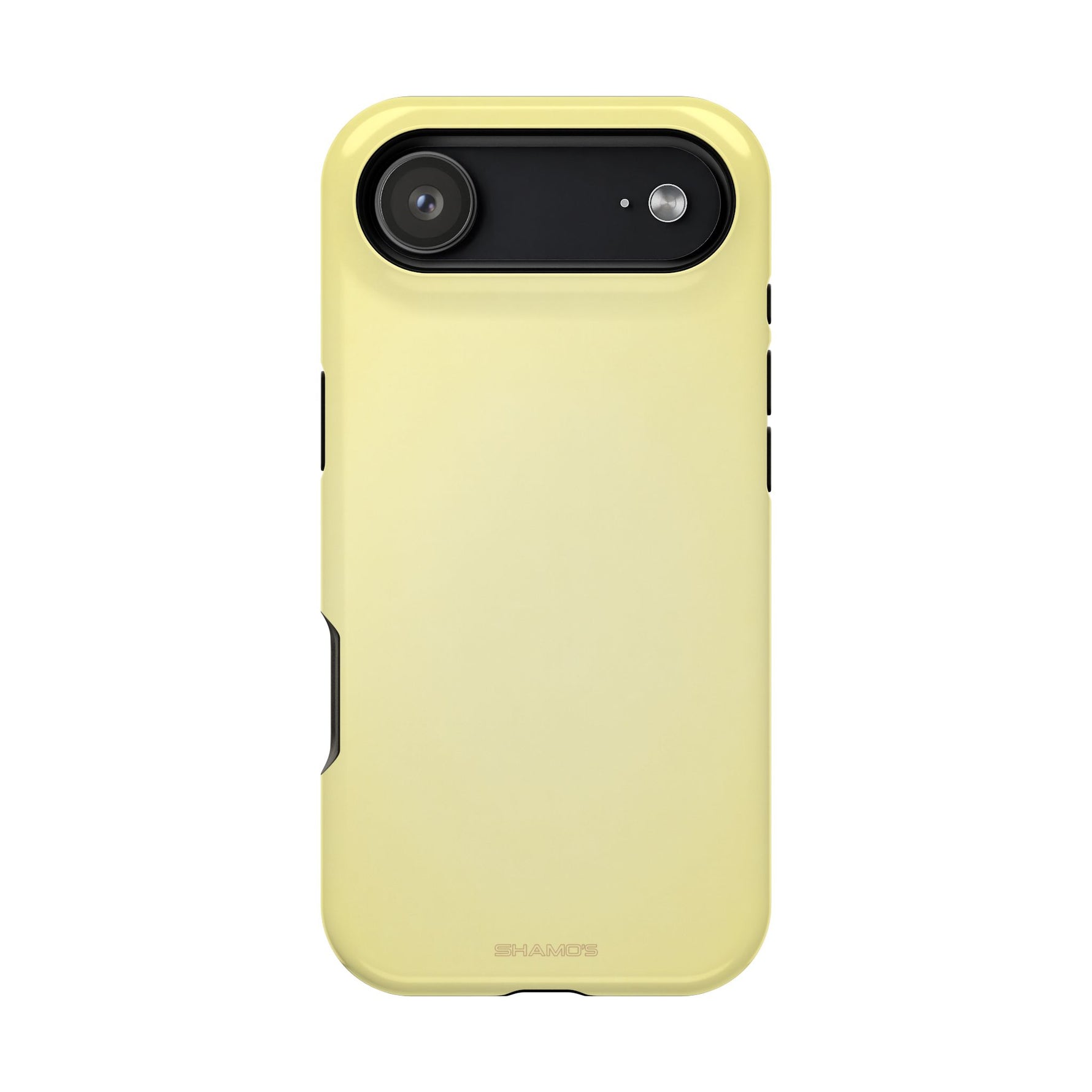 Baby Yellow Solid Color MagSafe Compatible Impact-Resistant Phone Case | Slim Protective Cover