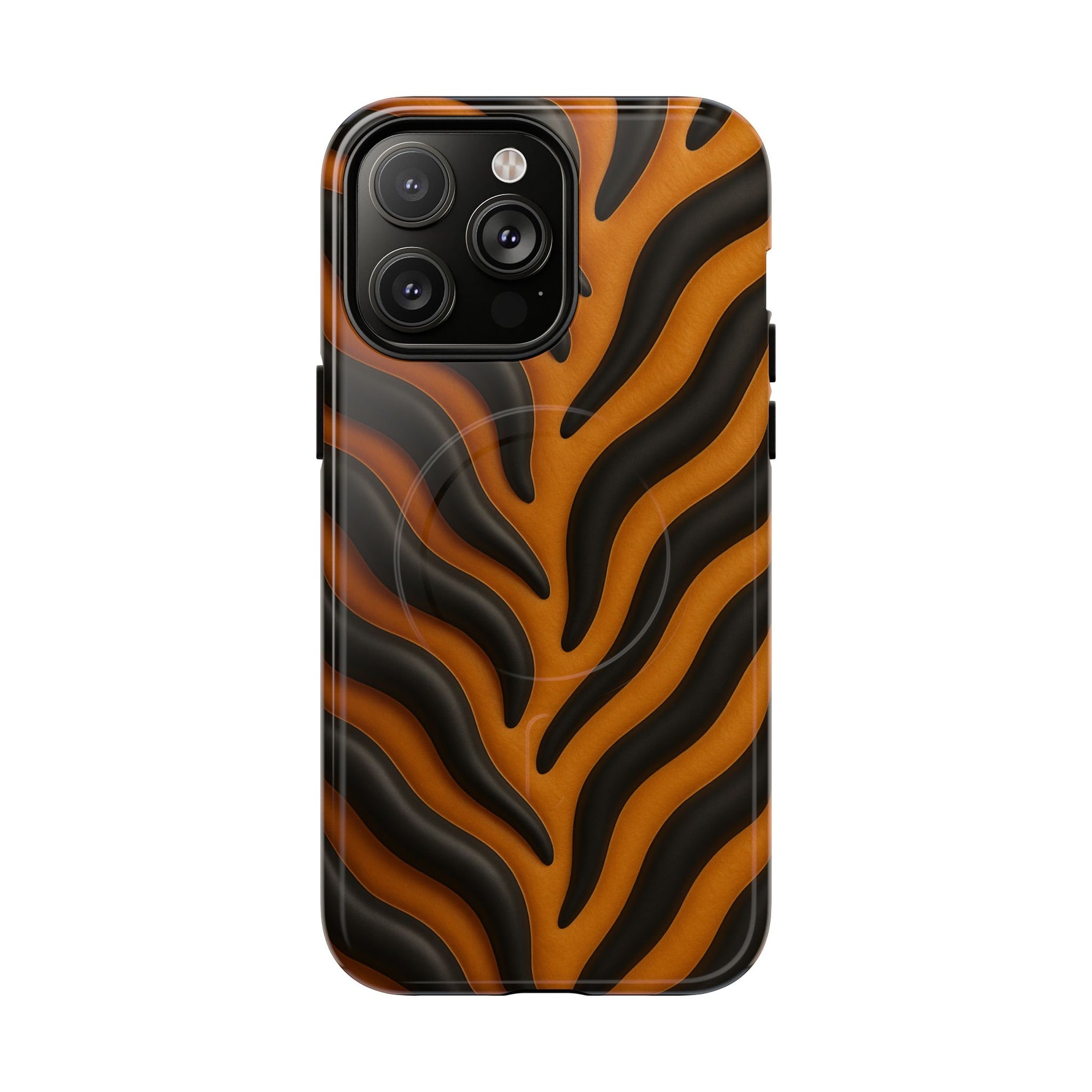 Fierce Tiger Striped iPhone Case - Works with MagSafe - Shamo's