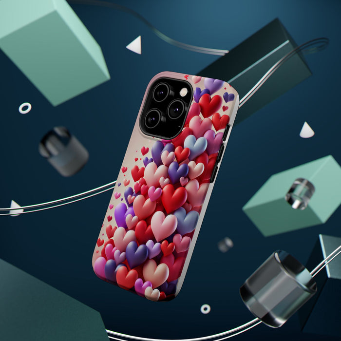 Shamo's Phone Case | MagSafe Compatible | Love Hearts Theme for iPhone 17 and more