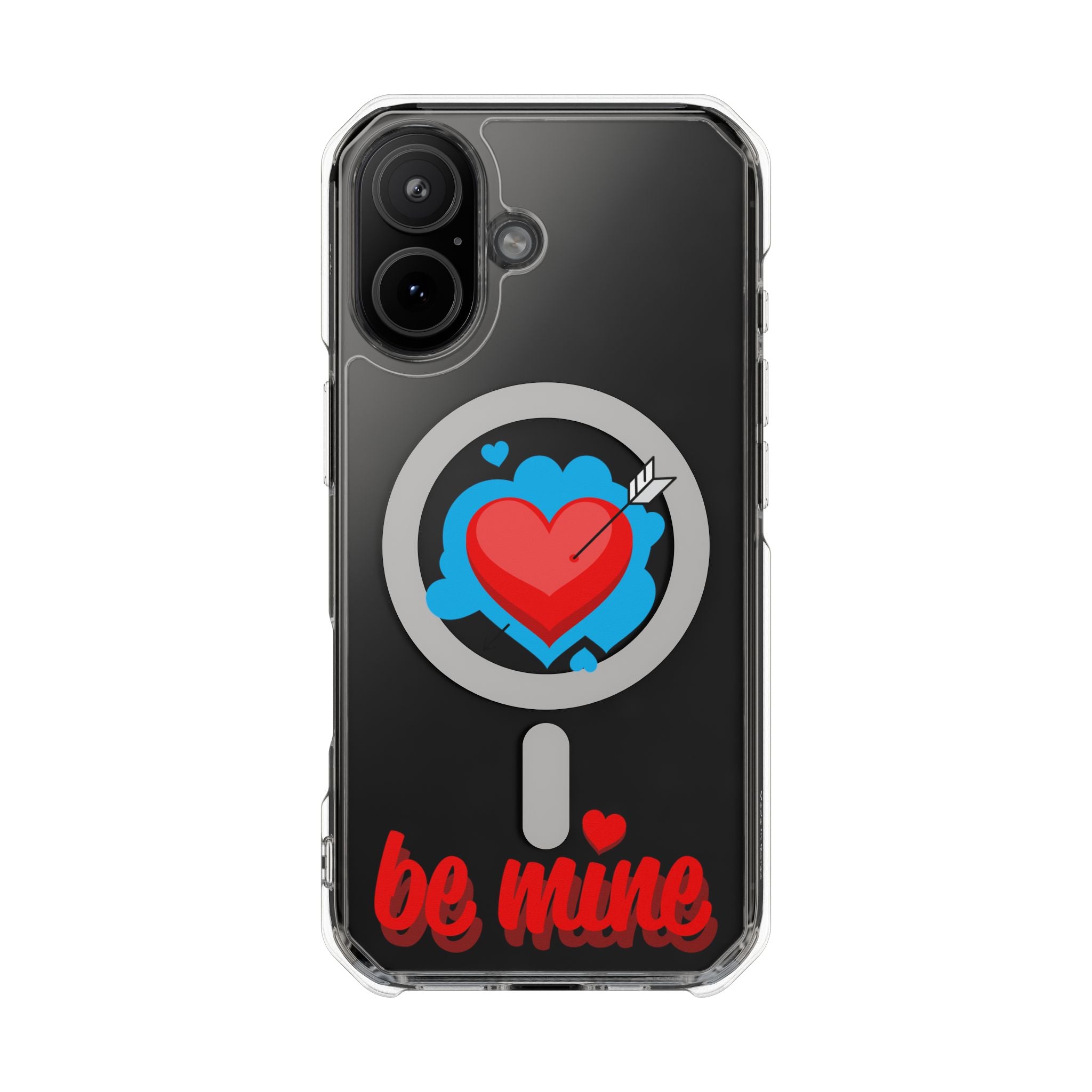 MagSafe-Compatible Clear Phone Case — "Be Mine Love Edition" - iPhone 17 - Shamo's