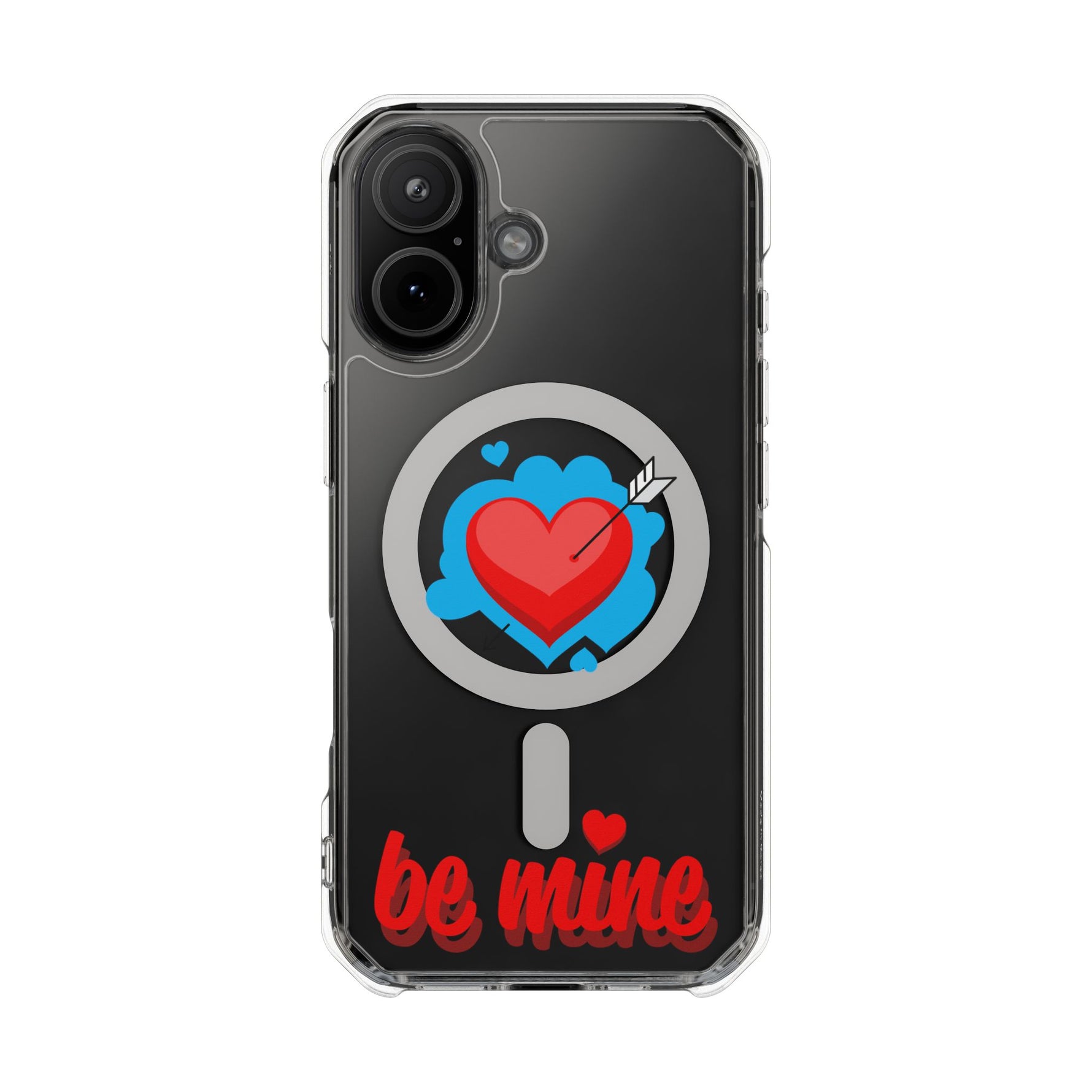 MagSafe-Compatible Clear Phone Case — "Be Mine Love Edition" - iPhone 17 - Shamo's