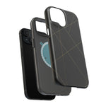 Black Geometric Design iPhone Case | MagSafe  Shamo's