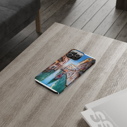 Slim Phone Cases with Venice Italy Travel Design
