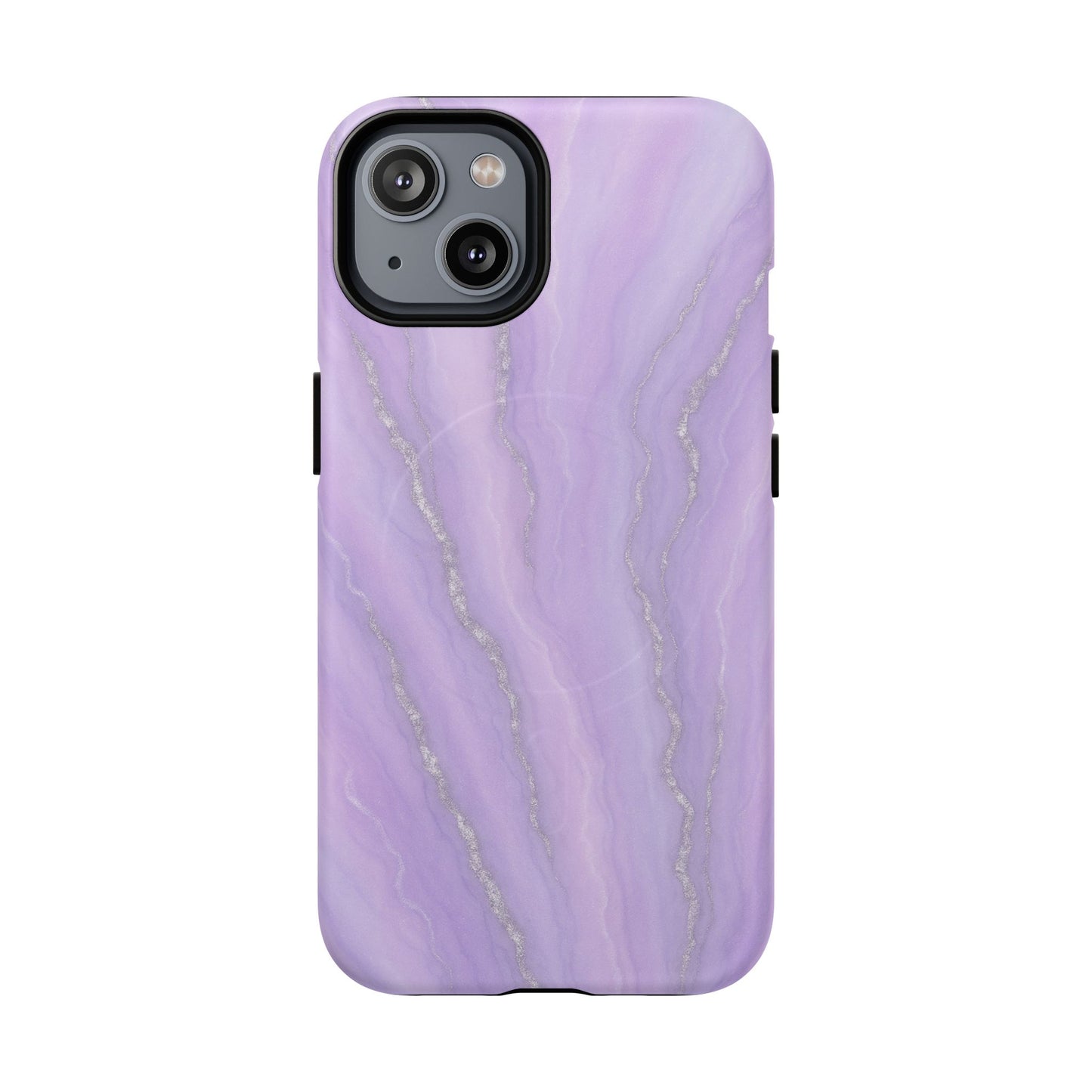Lavender Marble iPhone Case with MagSafe - Shamo's