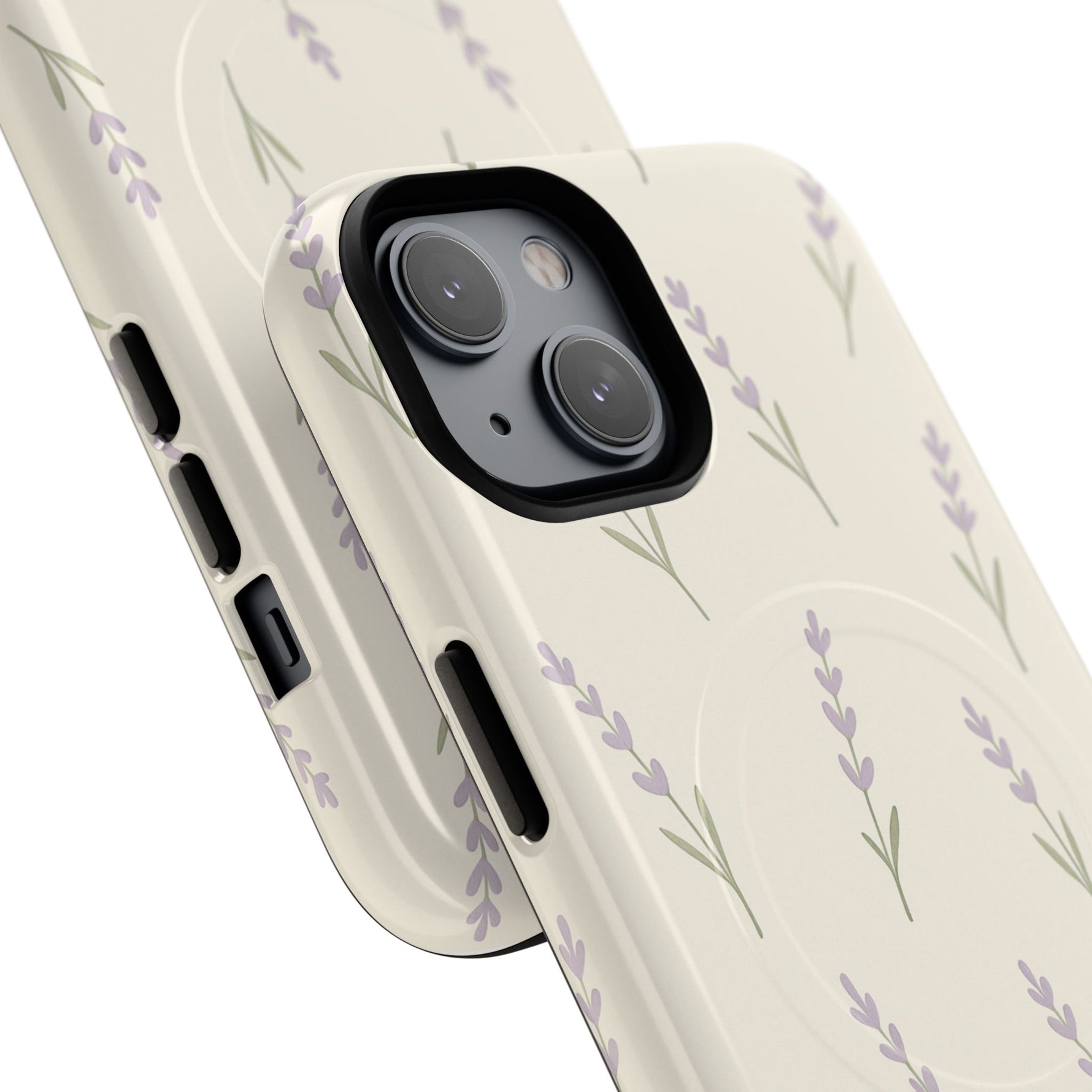 Lavender Minimal Bloom iPhone Case with MagSafe - Shamo's