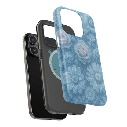 Frozen Beauty Floral Rose iPhone Case | MagSafe compatible  Shamo's