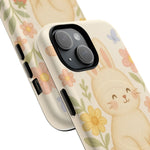 Fluffy Bunny Garden iPhone Case with MagSafe - Shamo's