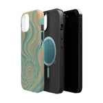 “Flow of Time” iPhone Case with MagSafe Compatibility  Shamo's