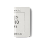 Personalized Flip Wallet Phone Case – Custom Photo & Text Wallet Cover