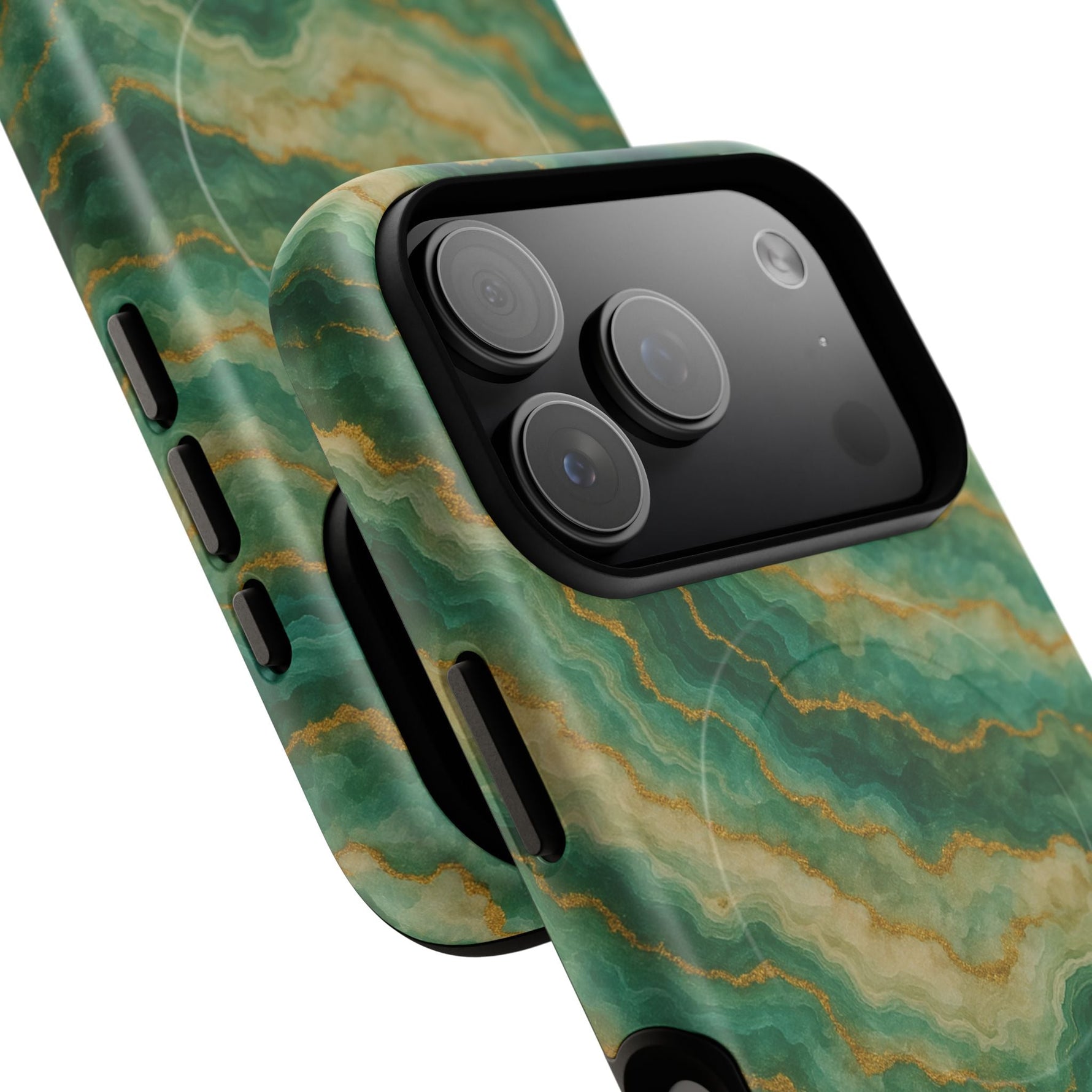 Green Marble iPhone Case with MagSafe  Shamo's