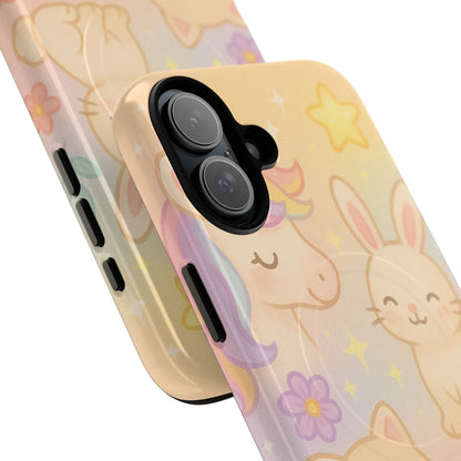 Magical Animal Friends iPhone Case with MagSafe
