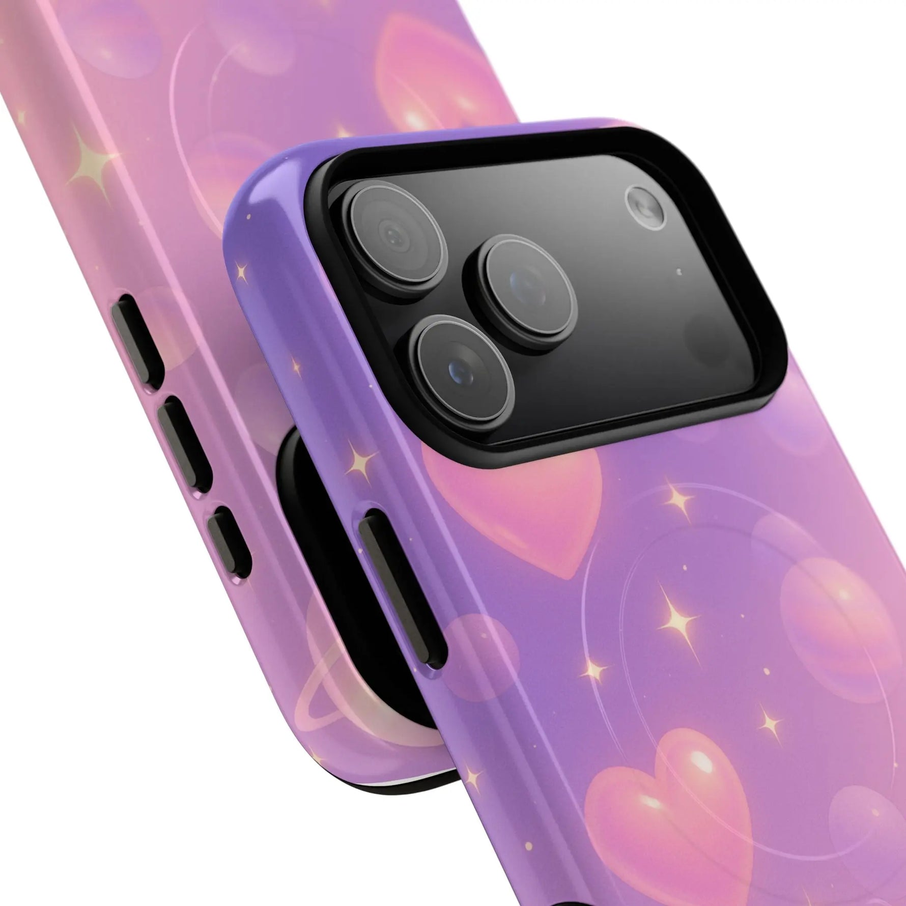 Galactic Hearts iPhone Case with MagSafe - Shamo's