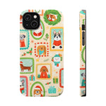 Cute Holiday Dogs MagSafe Compatible Impact-Resistant Phone Case - iPhone 14 Plus / Matte - Shamo's