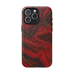 Red Marble iPhone Case with MagSafe - Shamo's