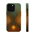 Abstract Tree of Life Design Golden Origin iPhone Case | MagSafe Compatible  Shamo's iPhone 13 Pro / Glossy