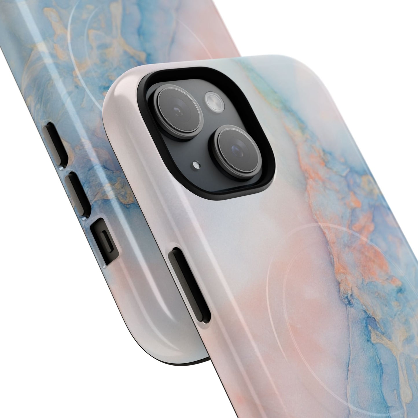 Marble Pastel iPhone Case (MagSafe compatible)
