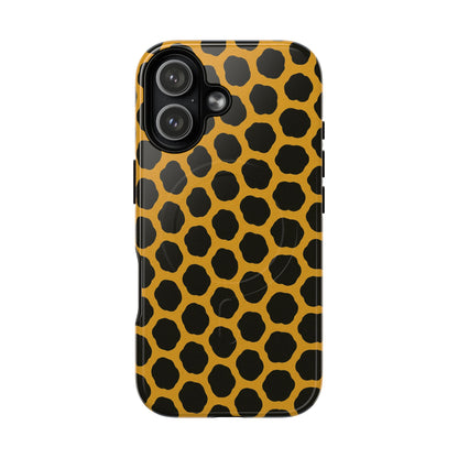 Stylish Leopard Pattern Magnetic iPhone Case | Compatible with MagSafe