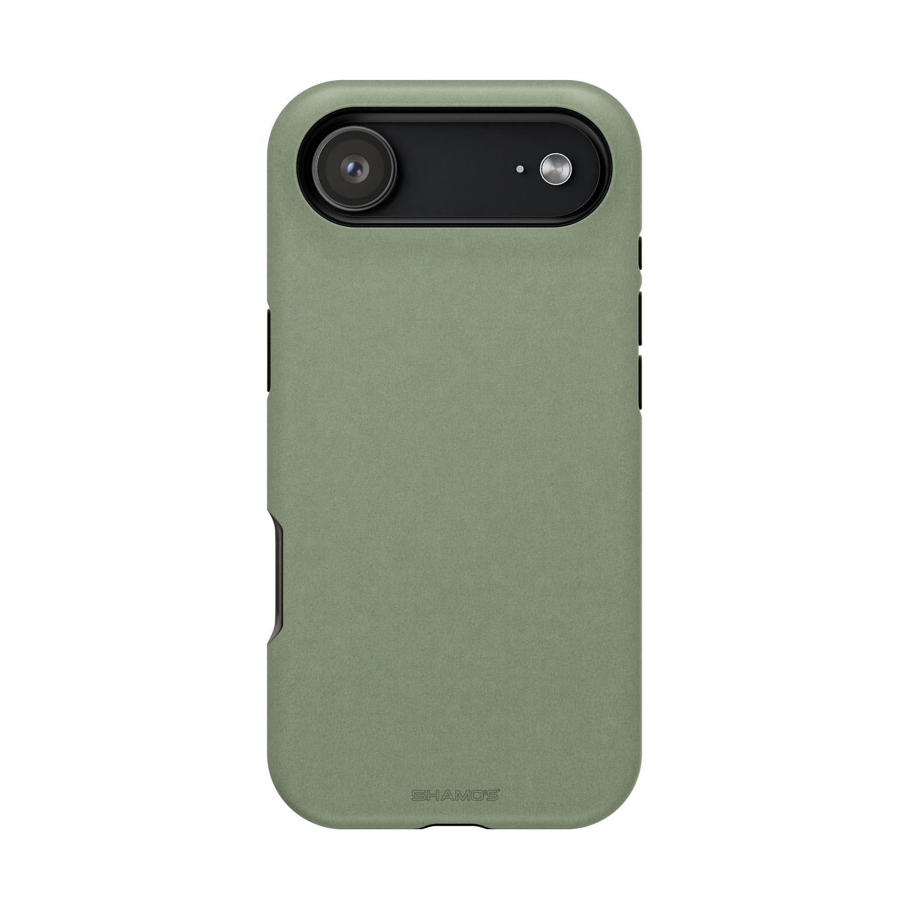 Olive Green MagSafe Compatible Impact-Resistant iPhone Case