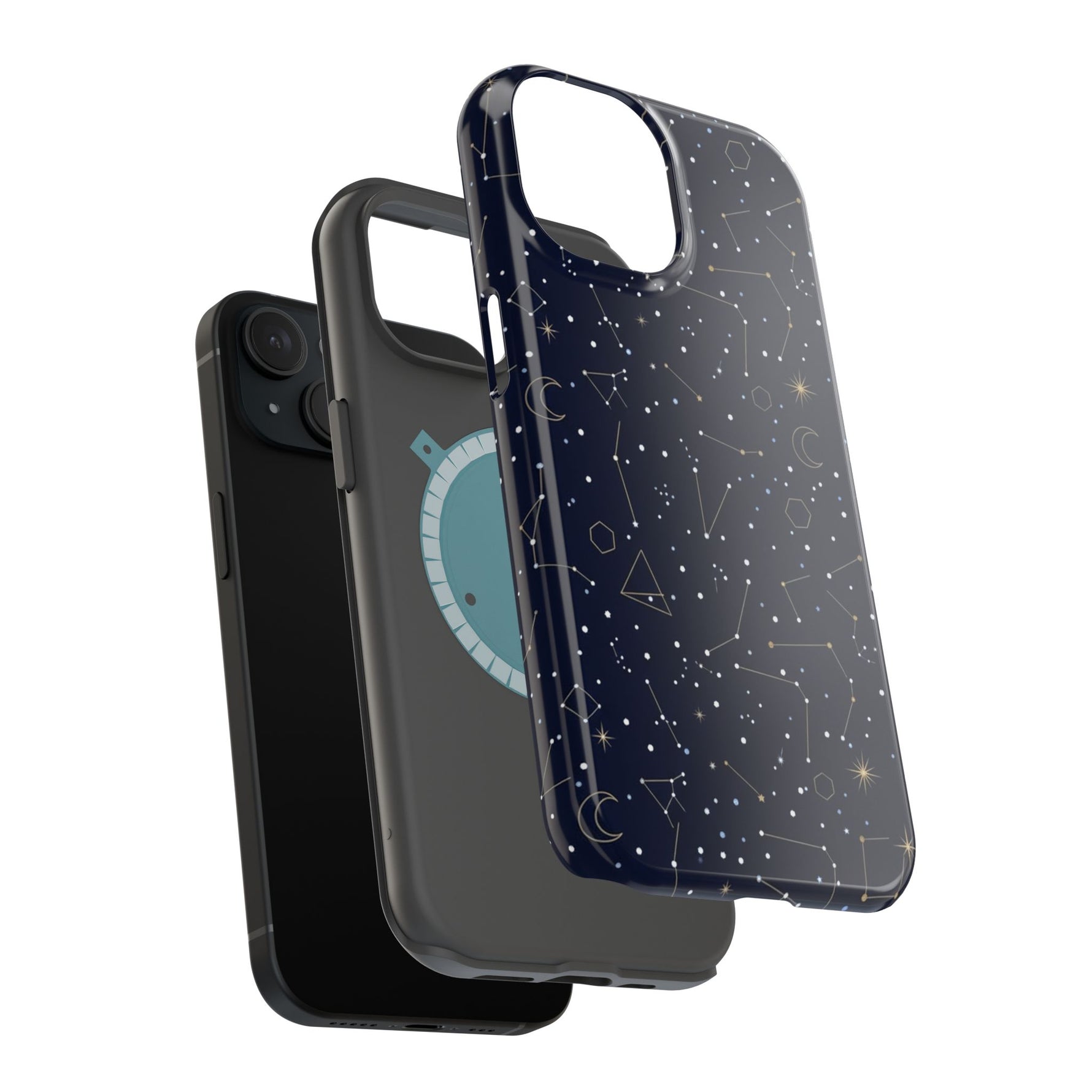 Constellation Night Magnetic Impact-Resistant Phone Case with MagSafe
