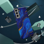 Blue Gold Marble Phone Case  Shamo's